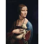 Lienzo 'La dama del armiño' de Leonardo da Vinci